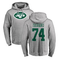 Choea NY.Jets #74 Olu Fashanu Player Gray LOGO Pullover Hoodies Limited Game Stitched Jerseys