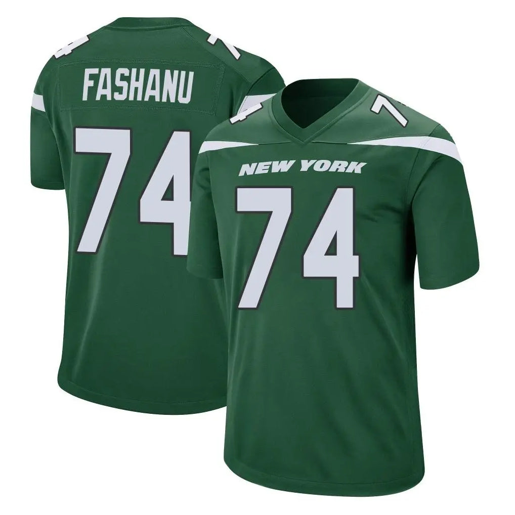 Choea NY.Jets #74 Olu Fashanu Player Green Home Game Stitched Jerseys