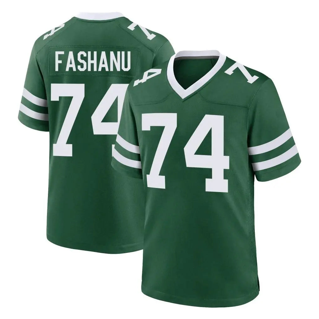 Choea NY.Jets #74 Olu Fashanu Player Green Legacy Home Game Stitched Jerseys