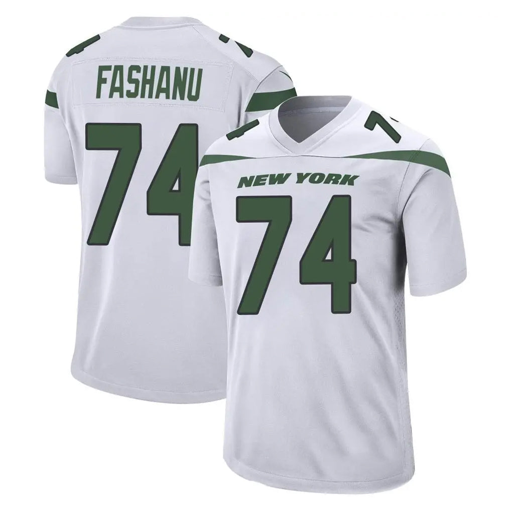 Choea NY.Jets #74 Olu Fashanu Player White Spotlight Home Game Stitched Jerseys