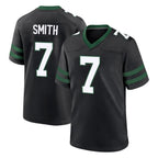 Choea NY.Jets #7 Geno Smith Player Black Legacy Home Game Stitched Jerseys