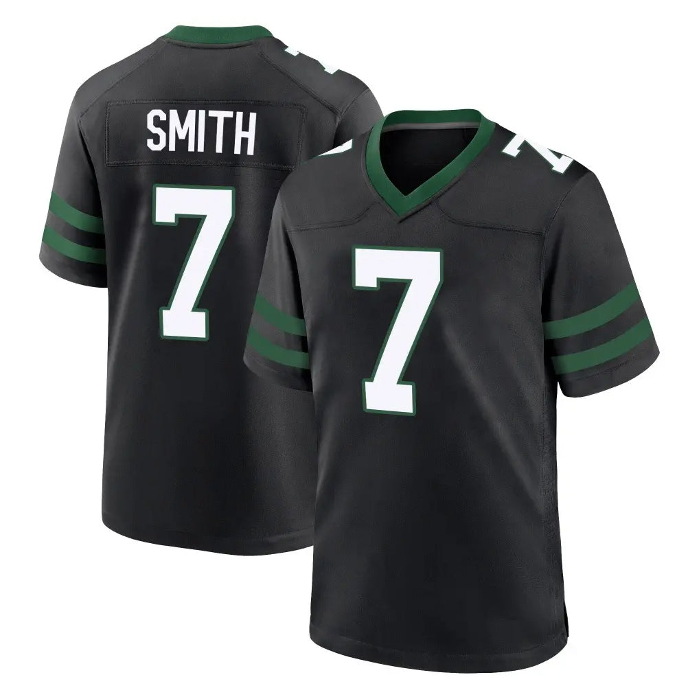 Choea NY.Jets #7 Geno Smith Player Black Legacy Home Game Stitched Jerseys