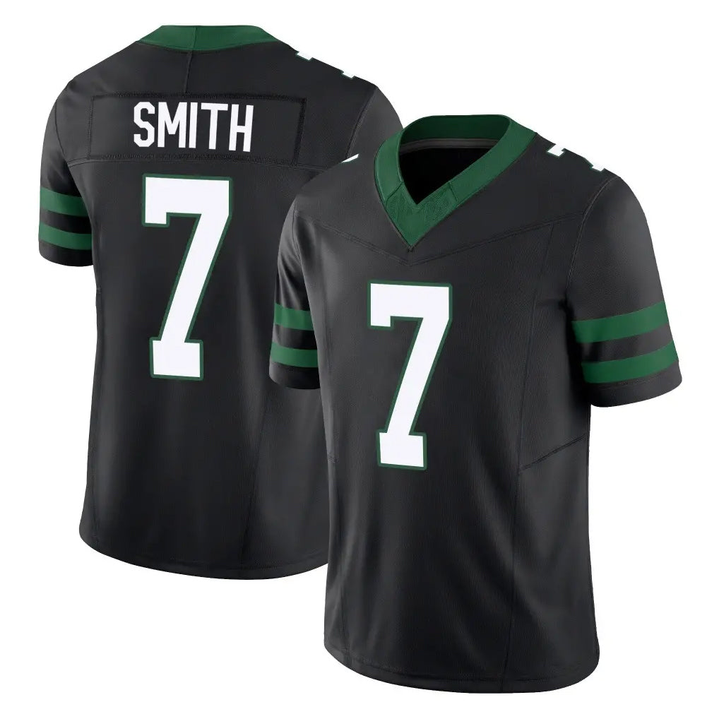 Choea NY.Jets #7 Geno Smith Player Black Limited Legacy Vapor F.U.S.E. Home Game Stitched Jerseys