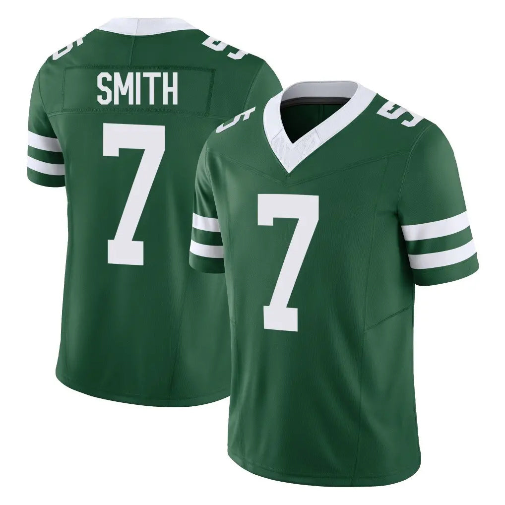 Choea NY.Jets #7 Geno Smith Player Green Legacy Limited Vapor F.U.S.E. Home Game Stitched Jerseys