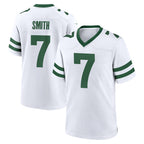 Choea NY.Jets #7 Geno Smith Player White Legacy Home Game Stitched Jerseys