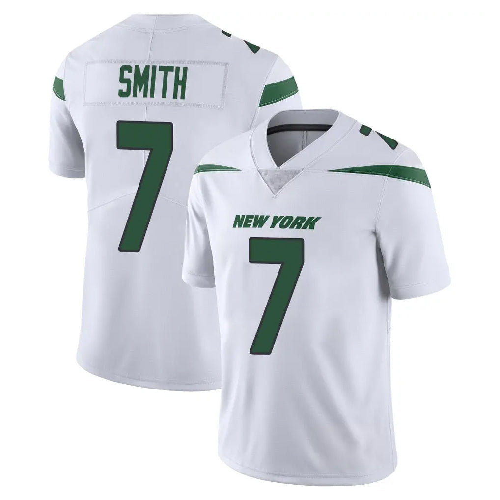 Choea NY.Jets #7 Geno Smith Player White Spotlight Limited Vapor Home Game Stitched Jerseys