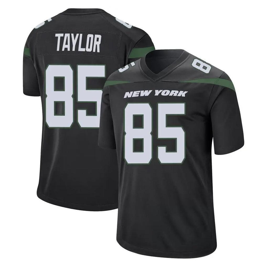 Choea NY.Jets #85 Mason Taylor Player Stealth Black Home Game Stitched Jerseys