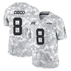 Choea NY.Jets #8 Andre Cisco Player Arctic Camo Salute to Service Limited Game Stitched Jerseys