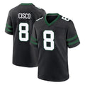 Choea NY.Jets #8 Andre Cisco Player Black Legacy Home Game Stitched Jerseys