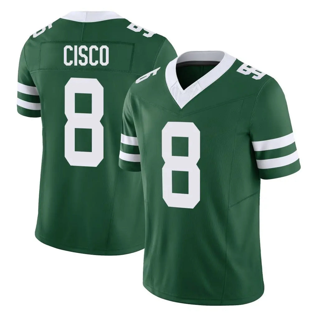 Choea NY.Jets #8 Andre Cisco Player Green Legacy Limited Vapor F.U.S.E. Home Game Stitched Jerseys