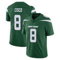 Choea NY.Jets #8 Andre Cisco Player Green Limited Vapor Home Game Stitched Jerseys
