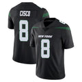 Choea NY.Jets #8 Andre Cisco Player Stealth Black Limited Vapor Home Game Stitched Jerseys