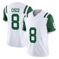 Choea NY.Jets #8 Andre Cisco Player White Limited Classic Vapor F.U.S.E. Home Game Stitched Jerseys