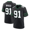 Choea NY.Jets #91 Jowon Briggs Player Black Legacy Home Game Stitched Jerseys