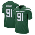Choea NY.Jets #91 Jowon Briggs Player Green Home Game Stitched Jerseys