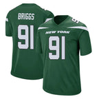 Choea NY.Jets #91 Jowon Briggs Player Green Home Game Stitched Jerseys