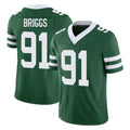 Choea NY.Jets #91 Jowon Briggs Player Green Legacy Limited Vapor F.U.S.E. Home Game Stitched Jerseys