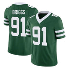 Choea NY.Jets #91 Jowon Briggs Player Green Legacy Limited Vapor F.U.S.E. Home Game Stitched Jerseys