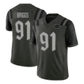 Choea NY.Jets #91 Jowon Briggs Player Green Limited 2025 Rivalries Collection Home Game Stitched Jerseys
