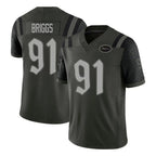Choea NY.Jets #91 Jowon Briggs Player Green Limited 2025 Rivalries Collection Home Game Stitched Jerseys