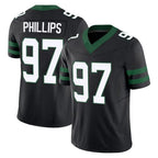 Choea NY.Jets #97 Harrison Phillips Player Black Limited Legacy Vapor F.U.S.E. Home Game Stitched Jerseys