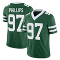 Choea NY.Jets #97 Harrison Phillips Player Green Legacy Limited Vapor F.U.S.E. Home Game Stitched Jerseys