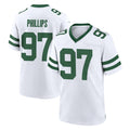 Choea NY.Jets #97 Harrison Phillips Player White Legacy Home Game Stitched Jerseys