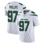 Choea NY.Jets #97 Harrison Phillips Player White Spotlight Limited Vapor Home Game Stitched Jerseys