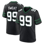 Choea NY.Jets #99 T'Vondre Sweat Player Black Legacy Home Game Stitched Jerseys