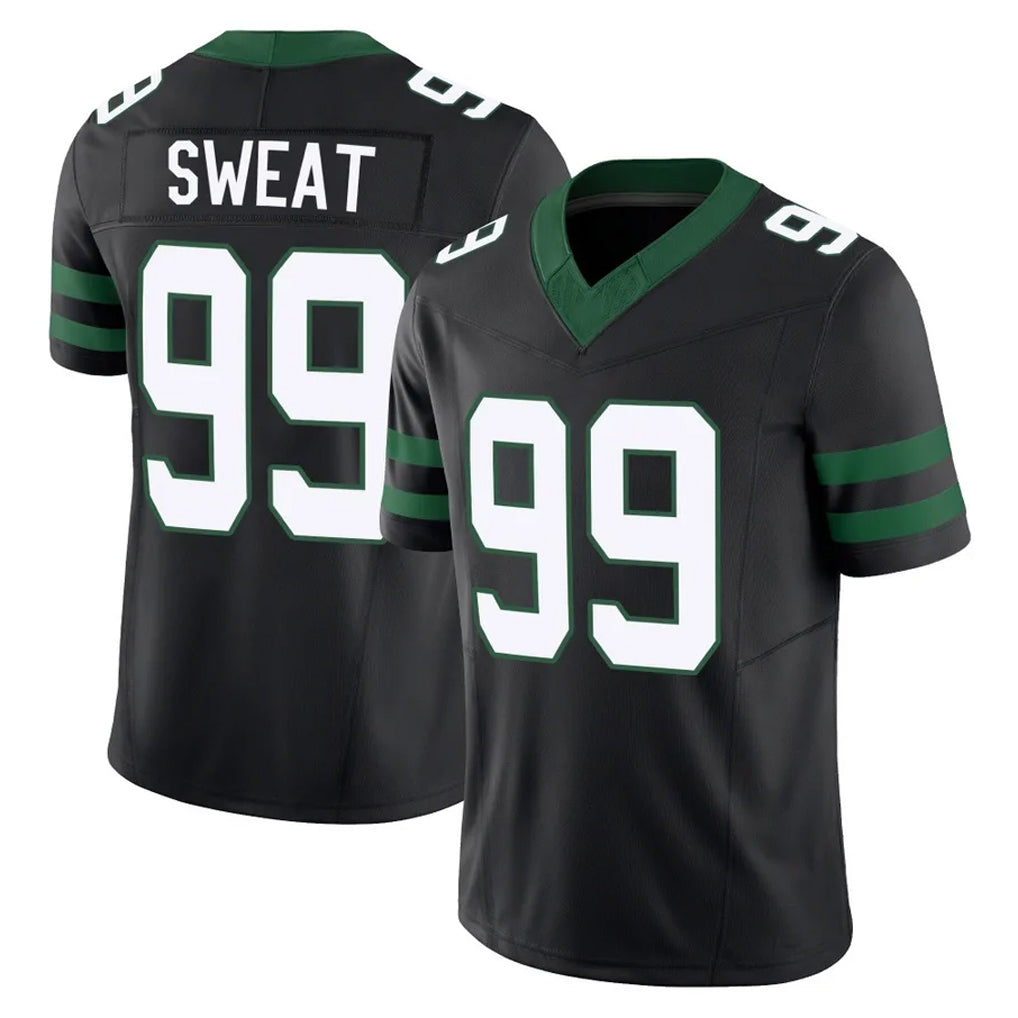 Choea NY.Jets #99 T'Vondre Sweat Player Black Limited Legacy Vapor F.U.S.E. Home Game Stitched Jerseys