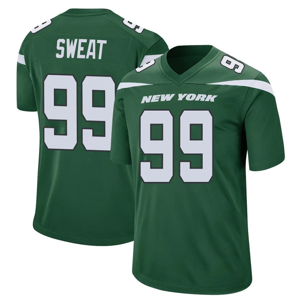 Choea NY.Jets #99 T'Vondre Sweat Player Green Home Game Stitched Jerseys