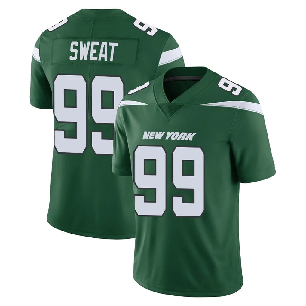 Choea NY.Jets #99 T'Vondre Sweat Player Green Limited Vapor Home Game Stitched Jerseys