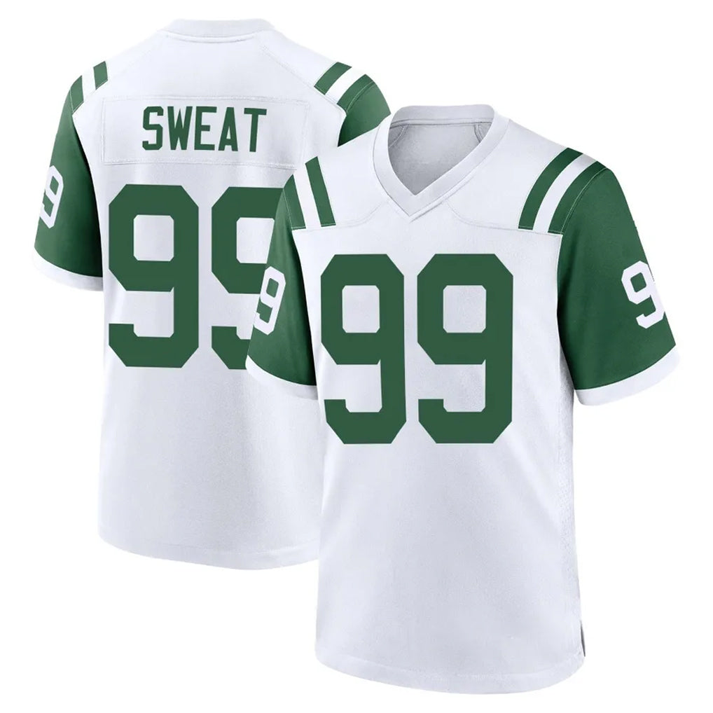 Choea NY.Jets #99 T'Vondre Sweat Player White Classic Home Game Stitched Jerseys
