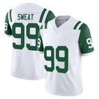 Choea NY.Jets #99 T'Vondre Sweat Player White Limited Classic Vapor F.U.S.E. Home Game Stitched Jerseys