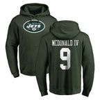 Choea NY.Jets #9 Will McDonald IV Player Green LOGO Pullover Hoodies Limited Game Stitched Jerseys