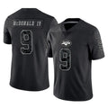 Choea NY.Jets #9 Will McDonald IV Player Stealth Black Limited Reflective Home Game Stitched Jerseys