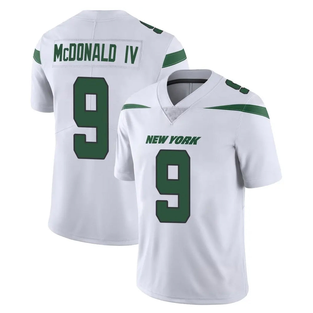 Choea NY.Jets #9 Will McDonald IV Player White Spotlight Limited Vapor Home Game Stitched Jerseys