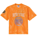 Choea NY.Knicks OVO x  Orange Mesh Football Fashion Jerseys