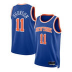Choea NY.Knicks #11 Jalen Brunson Blue Swingman Jerseys - Icon Edition