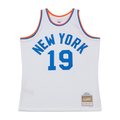 Choea NY.Knicks #19 Nathaniel Clifton Mitchell & Ness White 1950-51 Pioneers Swingman Jerseys