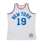 Choea NY.Knicks #19 Nathaniel Clifton Mitchell & Ness White 1950-51 Pioneers Swingman Jerseys