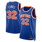 Choea NY.Knicks #32 Karl-Anthony Towns Blue Swingman Jerseys - Icon Edition
