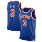 Choea NY.Knicks #3 Josh Hart Blue Swingman Player Jerseys - Icon Edition