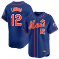 Choea NY.Mets #12 Francisco Lindor Player Royal Home Limited Stitched Jerseys