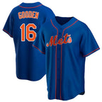 Choea NY.Mets #16 Dwight Gooden Player Royal Home Game Stitched Jerseys