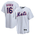 Choea NY.Mets #16 Dwight Gooden Player White Home Replica Stitched Jerseys
