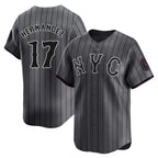 Choea NY.Mets #17 Keith Hernandez Player Gray City Connect Limited Stitched Jerseys