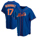 Choea NY.Mets #17 Keith Hernandez Player Royal Home Game Stitched Jerseys