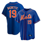 Choea NY.Mets #19 Bo Bichette Player Royal Home Game Stitched Jerseys