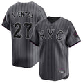 Choea NY.Mets #27 Mark Vientos Player Gray City Connect Limited Stitched Jerseys